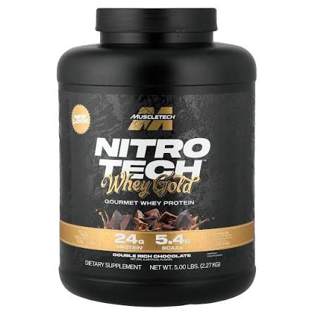 پروتئین نیتروتک وی گلد ماسل تک MuscleTech Nitro-Tech 100% Whey Gold